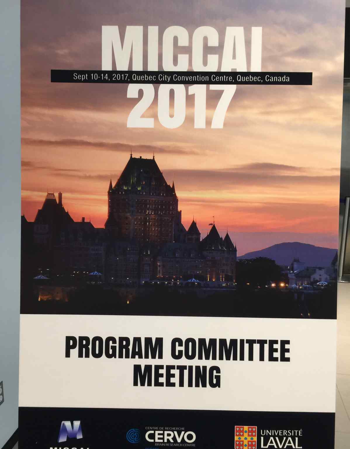 miccai MICCAI2017 Area Chair會(huì)議記