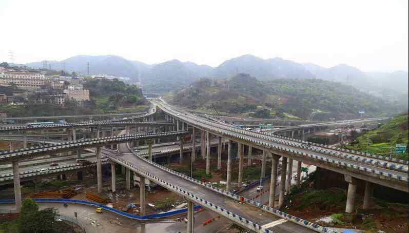 重慶立交橋15層圖片 重慶最任性立交橋5層15條匝道