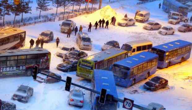 沈陽暴雪 2007年3月5日沈陽的大暴雪