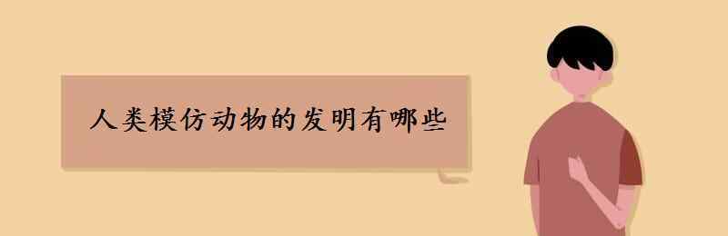 根據(jù)動(dòng)物發(fā)明的東西 人類(lèi)模仿動(dòng)物的發(fā)明有哪些