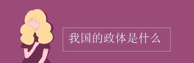 我國的政體 我國的政體是什么