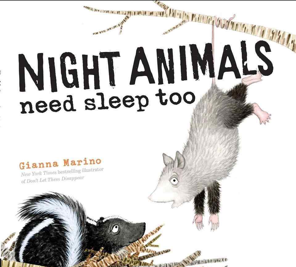 負鼠英文 張湘君教授英文繪本導(dǎo)賞《Night Animals Need Sleep Too 》