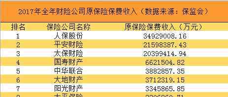 中國(guó)財(cái)產(chǎn)保險(xiǎn)公司 2018年中國(guó)財(cái)產(chǎn)保險(xiǎn)公司排名 三巨頭已形成壟斷之勢(shì)？