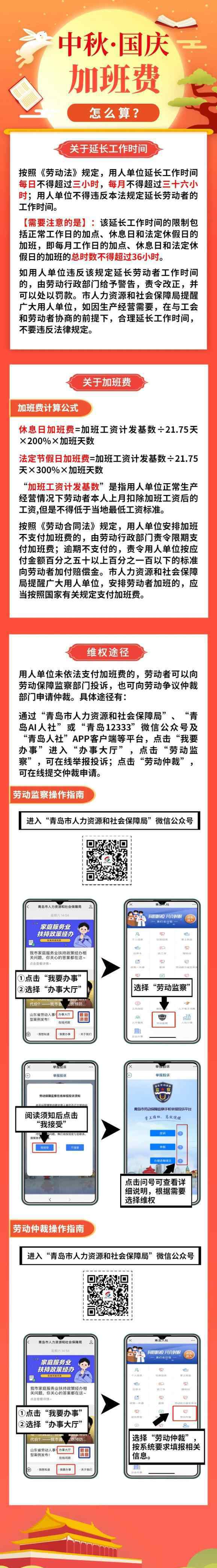 中秋節(jié)加班工資怎么算 當國慶遇上中秋，加班費怎么算？