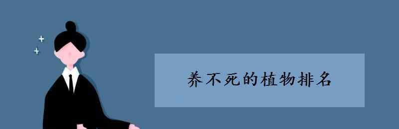 養(yǎng)不死的植物排名 養(yǎng)不死的植物排名 排名第一竟然是它