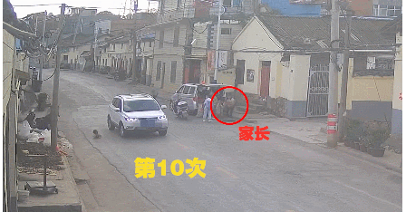 女童馬路往返跑10次被撞 提醒：請家長務(wù)必看好自己的孩子