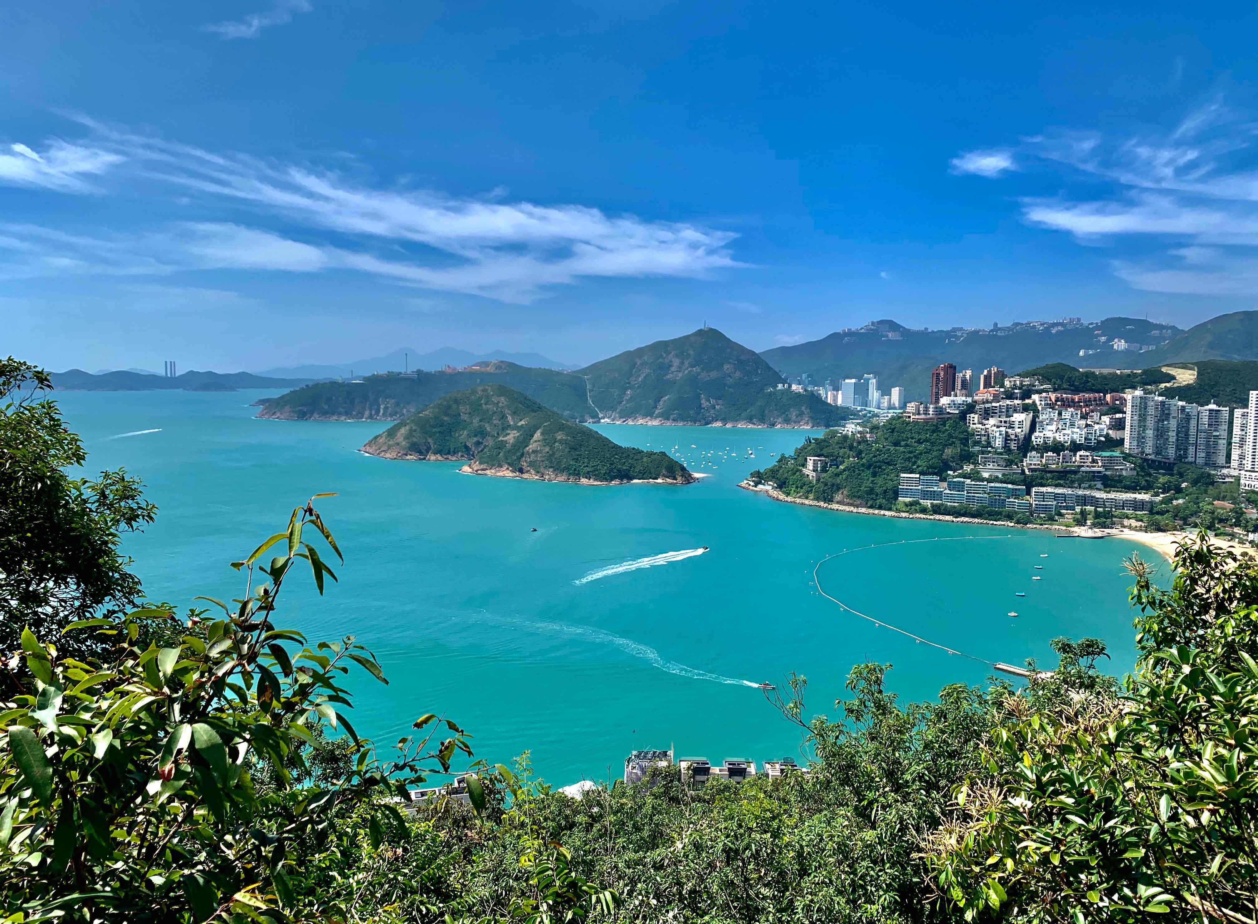 香港陽(yáng)明山莊 城市之外的香港郊野自然風(fēng)光系列：行紫羅蘭山徑，俯瞰淺水灣風(fēng)光