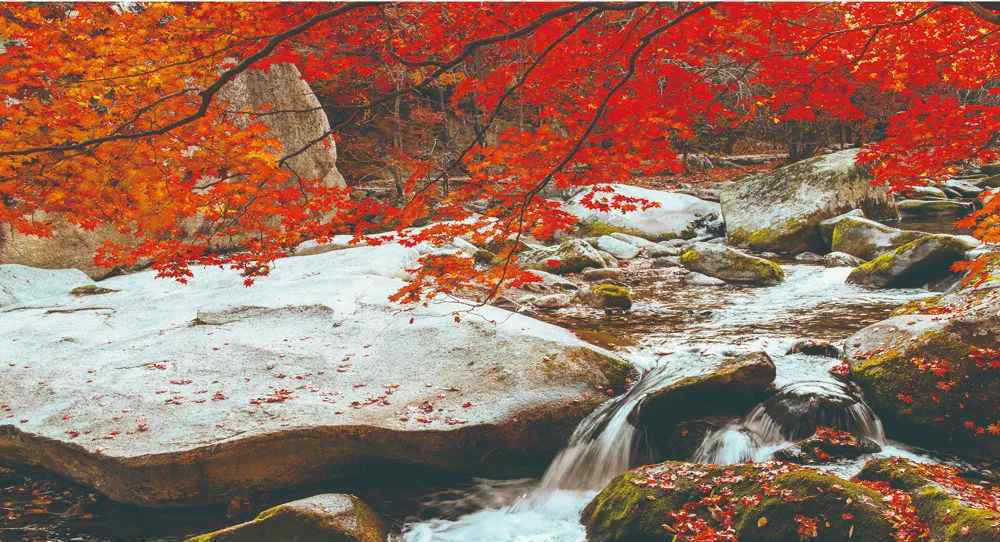 老邊溝 行走的“楓景”把心留下——大石湖（老邊溝）