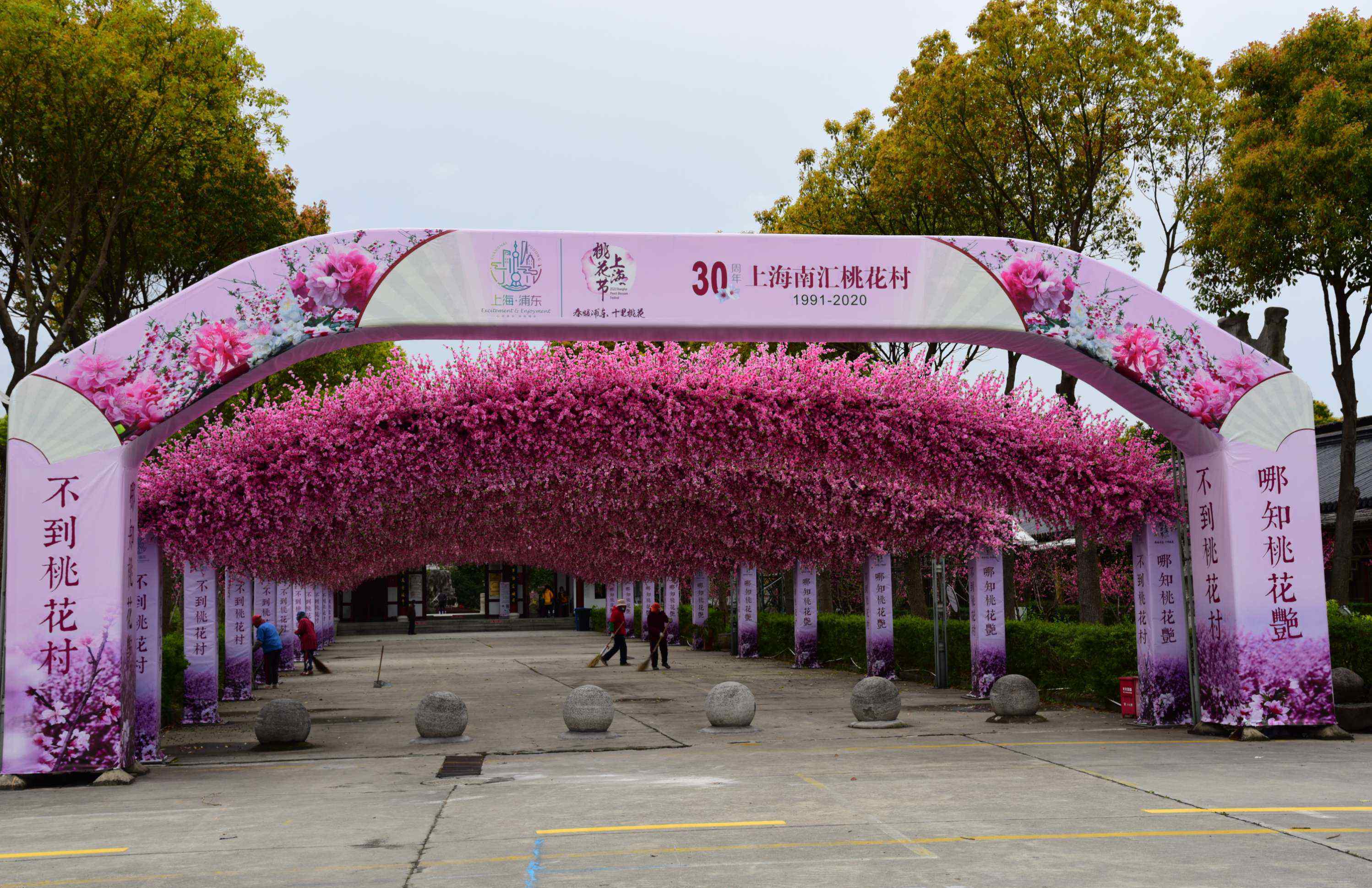 上海南匯桃花村 春游一一上海南匯桃花村2020年桃花節(jié)