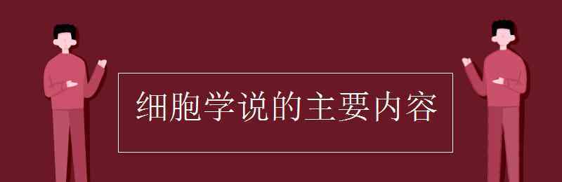 細(xì)胞學(xué)說的內(nèi)容 細(xì)胞學(xué)說的主要內(nèi)容