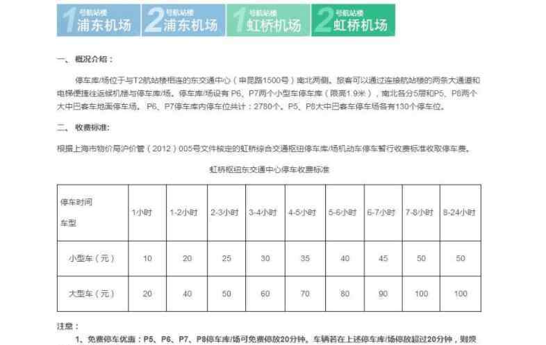 虹橋機(jī)場(chǎng)停車費(fèi)用 上海虹橋機(jī)場(chǎng)停車費(fèi)多少錢一天呢，其他的機(jī)場(chǎng)呢？