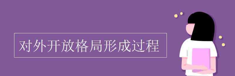 對外開放格局的形成 對外開放格局形成過程