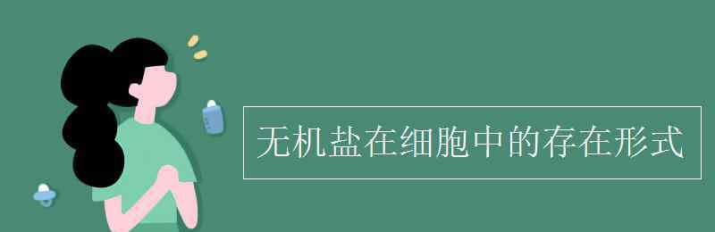 細(xì)胞中的無機(jī)鹽以什么形式存在 無機(jī)鹽在細(xì)胞中的存在形式