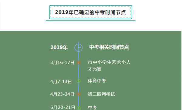 2018中考時間 武漢中考時間2019具體時間（含武漢體育中考時間）