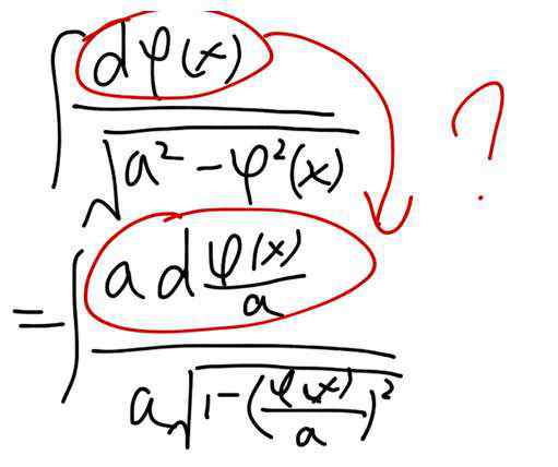 不定積分換元法技巧 不定積分第一換元法題解答有一步看不懂,請指教