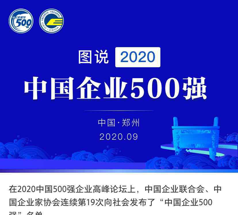 最掙錢行業(yè)排行榜 【最新】2020中國(guó)企業(yè)500強(qiáng)榜單發(fā)布 什么行業(yè)最賺錢？（附全榜單）