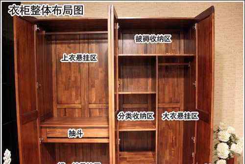 核桃木工藝品 測評：品智家居核桃木四門衣柜 年輕朋友婚房首選