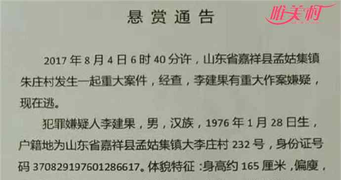 山東嘉祥孟姑集殺人案 網(wǎng)曝山東男子殺害4人 嫌疑人在逃真相撲朔迷離讓人惶恐不安