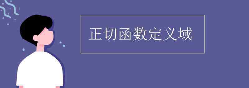 正切函數(shù) 正切函數(shù)定義域