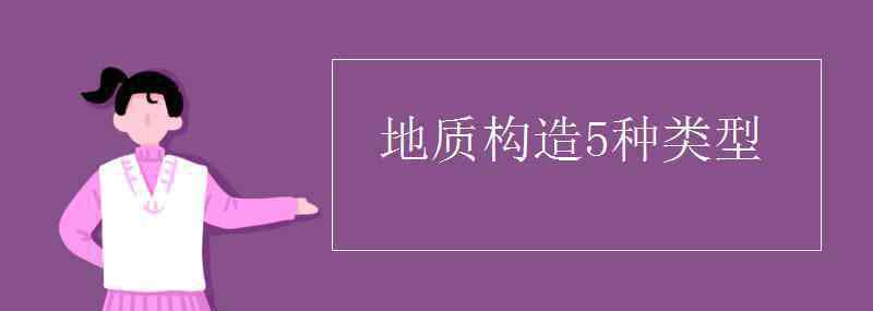 地質(zhì)構(gòu)造類型 ?地質(zhì)構(gòu)造5種類型