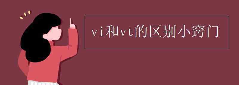 vi和vt vi和vt的區(qū)別小竅門