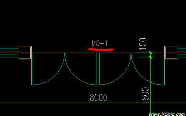 mq是什么意思 CAD圖紙的意思上面的MQ是什么意思?門嗎?為什么不是M?