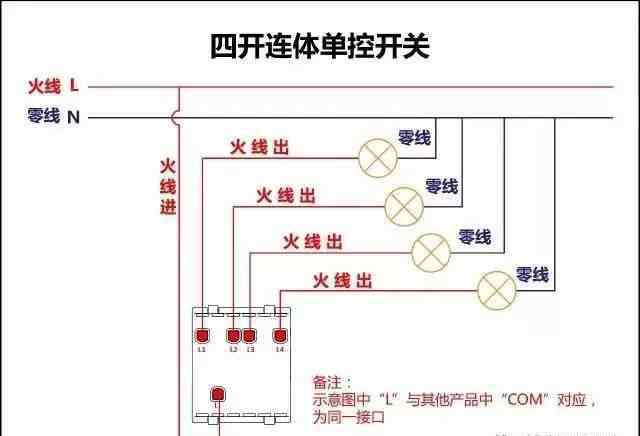 一開三控開關(guān)接線圖 家用最全的開關(guān)接線圖（單控、雙控、三控），值得收藏！