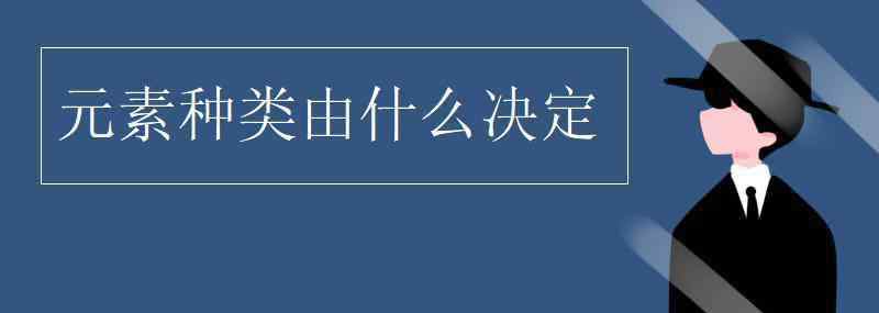 決定元素種類的是 元素種類由什么決定