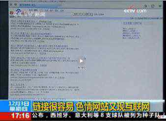 色搜成人搜索 央視再曝搜索涉黃：點(diǎn)名百度搜狗及谷歌英文版