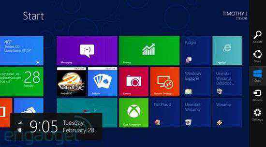 windows8預(yù)覽版 Windows8消費(fèi)者預(yù)覽版測(cè)試