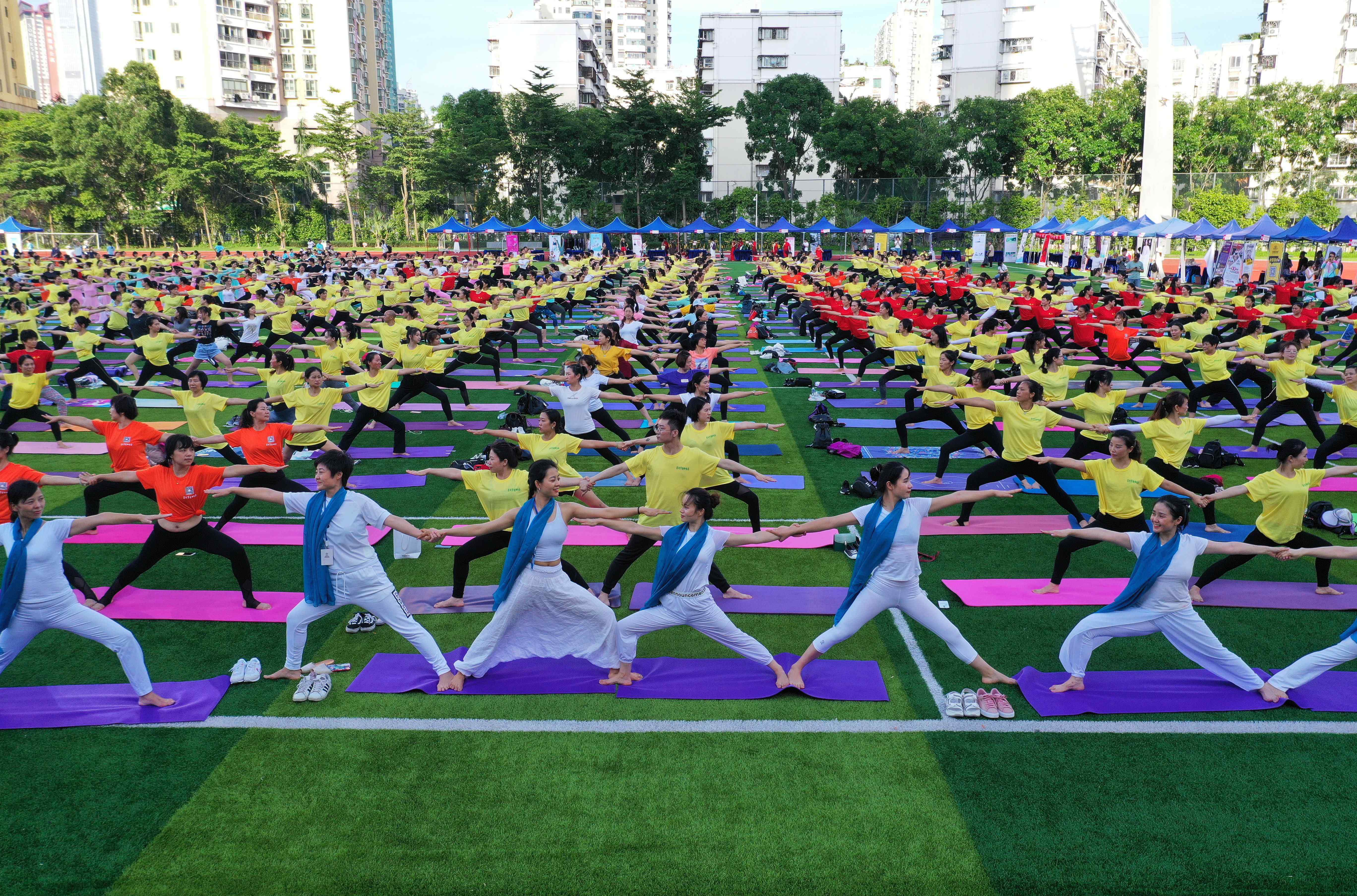 福田瑜伽 2019深圳第五屆國際瑜伽節(jié)、我們來啦！