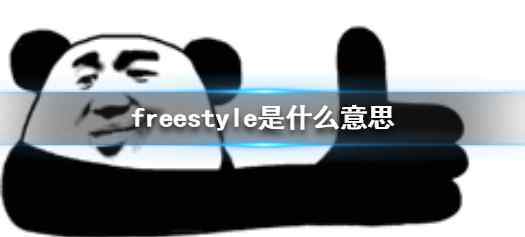 有freestyle什么意思 freestyle是什么意思什么梗？ freestyle表情包走一波