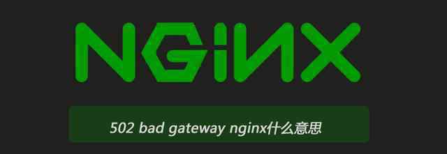 502bad 502 bad gateway nginx什么意思