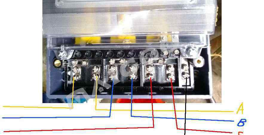 三相電表接線圖 三相電表接線圖 三相四線電表接法