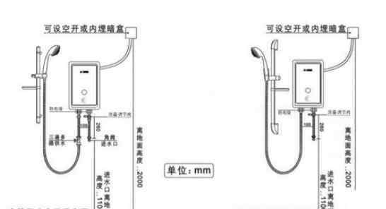 電熱水器安裝 電熱水器安裝圖及安裝步驟 電熱水器使用注意事項