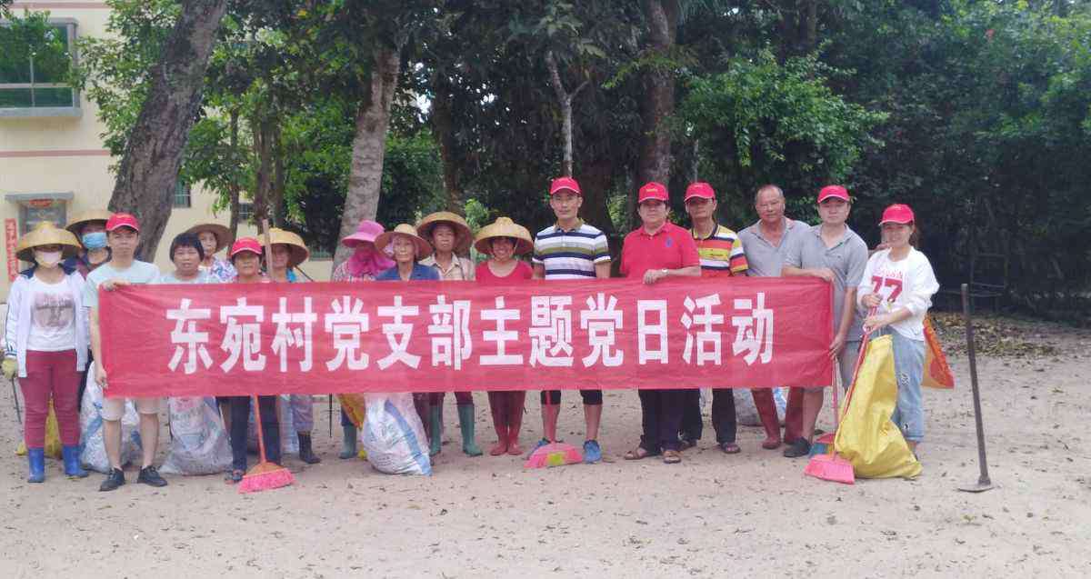 東宛 東宛村黨支部組織開(kāi)展農(nóng)村人居環(huán)境整治暨主題黨日活動(dòng)