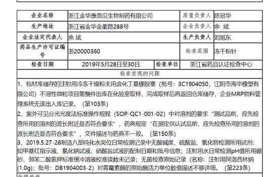 藥品安全問題 康恩貝業(yè)績大降背后：屢次被檢出藥品安全問題 或涉嫌同業(yè)競爭