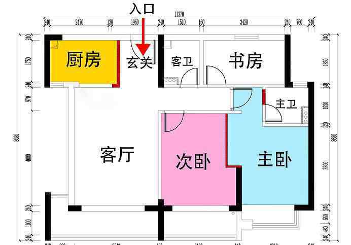 三室兩廳兩衛(wèi)戶型圖 80平三室兩廳兩衛(wèi)？這家人怎么做到的？