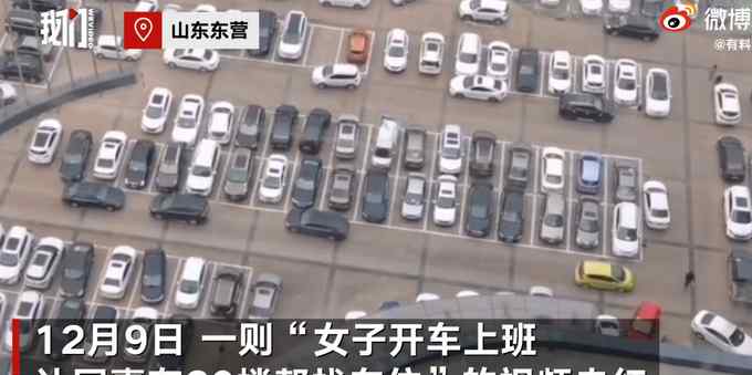 女子開車上班同事20樓“塔臺”指揮找車位 當事人回應讓人直呼“太真實‘’