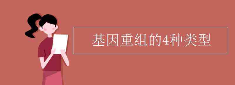 基因重組的類型 基因重組的4種類型