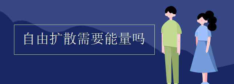 自由擴(kuò)散 自由擴(kuò)散需要能量嗎