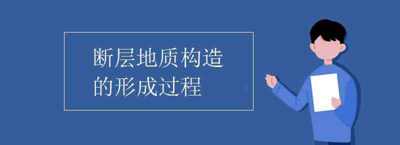 地質構造 斷層地質構造的形成過程