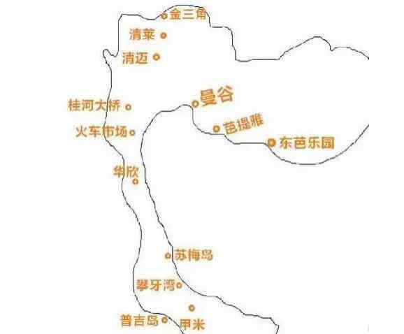 泰國(guó)地圖中文版 泰國(guó)地圖中文版高清大地圖