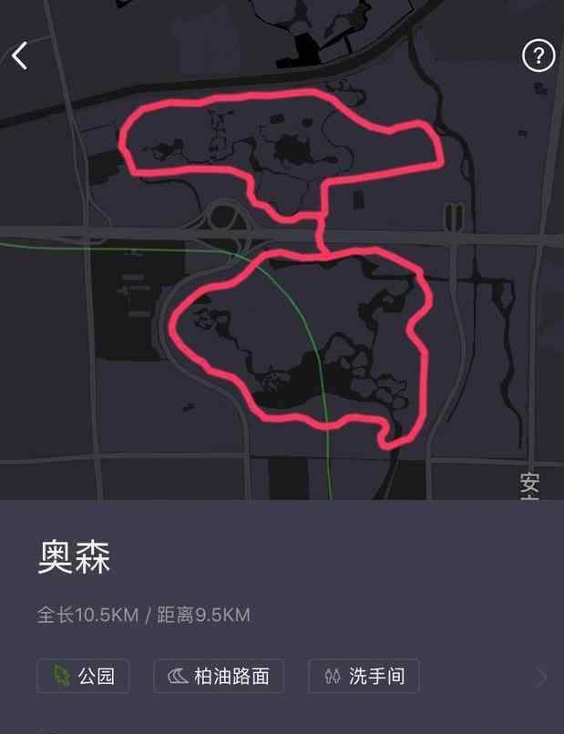 奧森公園 奧林匹克森林公園跑步路線圖+攻略