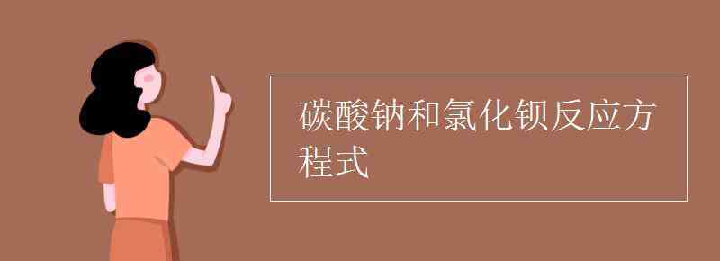 碳酸鈉和氯化鋇 碳酸鈉和氯化鋇反應(yīng)方程式