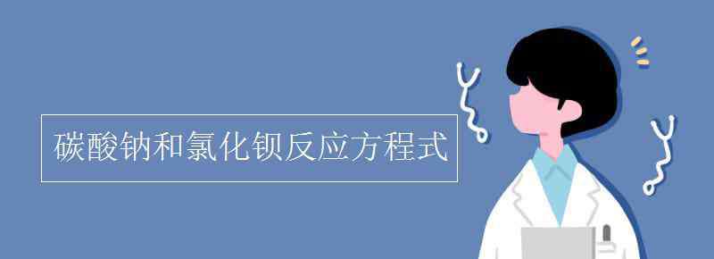 碳酸鈉與氯化鋇反應(yīng)方程式 碳酸鈉和氯化鋇反應(yīng)方程式