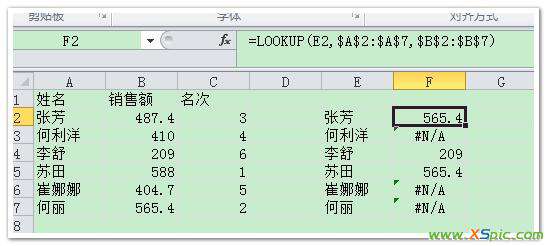 lookup函數(shù)怎么用 LOOKUP函數(shù)使用問題.