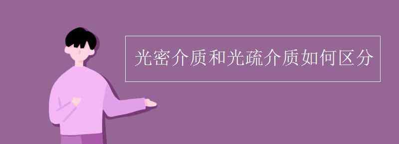 光密介質(zhì) 光密介質(zhì)和光疏介質(zhì)如何區(qū)分