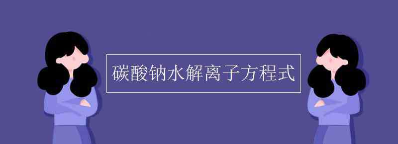 碳酸鈉水解 碳酸鈉水解離子方程式