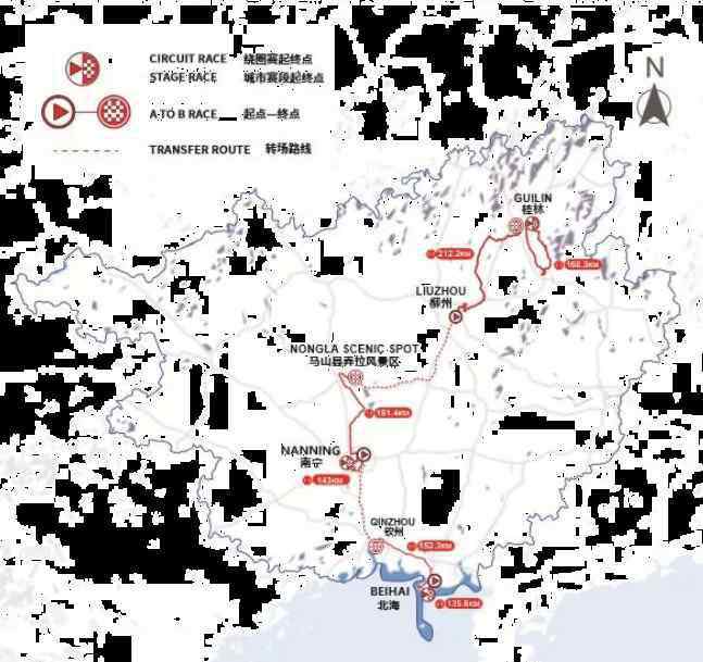 北海自行車大賽時間 2019環(huán)廣西自行車世界巡回賽各個賽段時間+路線